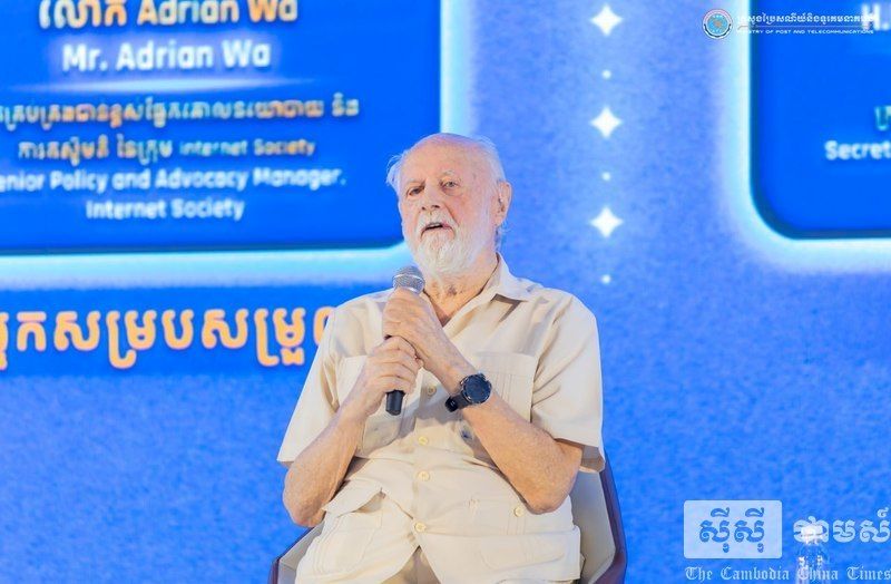 A German who helped create the internet in Cambodia in the 1990s was given encouragement and Cambodian citizenship.